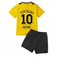 Borussia Dortmund Thorgan Hazard #10 Hjemmebanesæt Børn 2022-23 Kortærmet (+ Korte bukser)